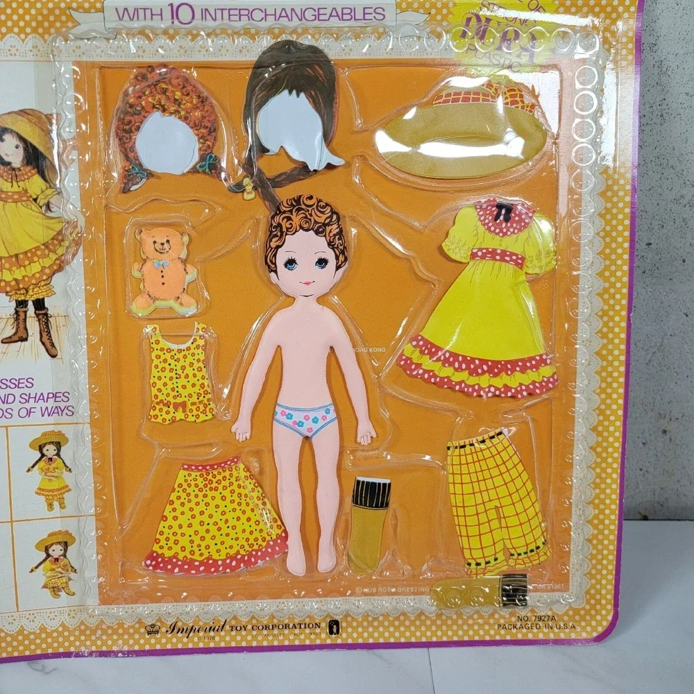 1978 Vtg Imperial Toys Petticoats Pantiloons‎ Bendable Doll NIP